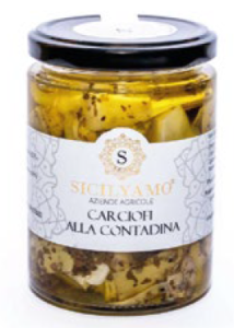 Karczochy w oliwie z oliwek (Carciofi alla Contadina) - słoik 300 g