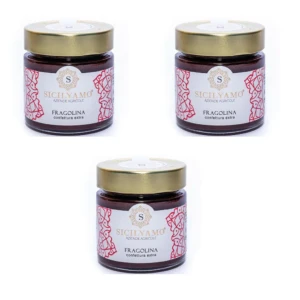 Konfitura Truskawkowa z miasta Ribera (słoik 250 g) X 3