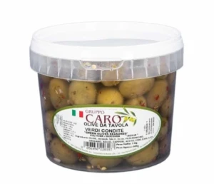 Zielone oliwki przyprawiane Gioconda w solance 500g